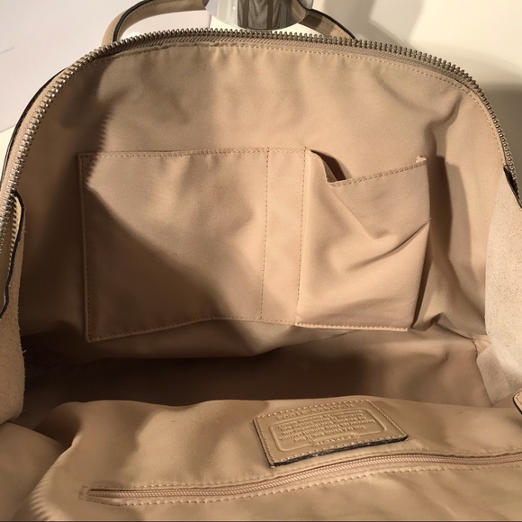 Coach Woven LeatherPreston Convertible Satchel Bag (Rare) - Picture 7 of 10